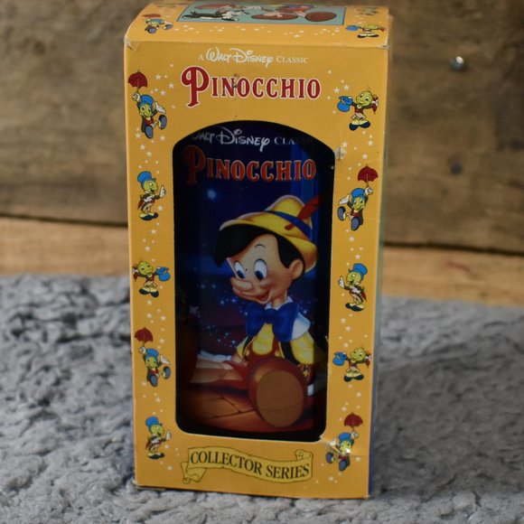 Vintage Disney and Burger King Pinocchio Plastic Collectible Drinking Glass - Picture 2 of 10